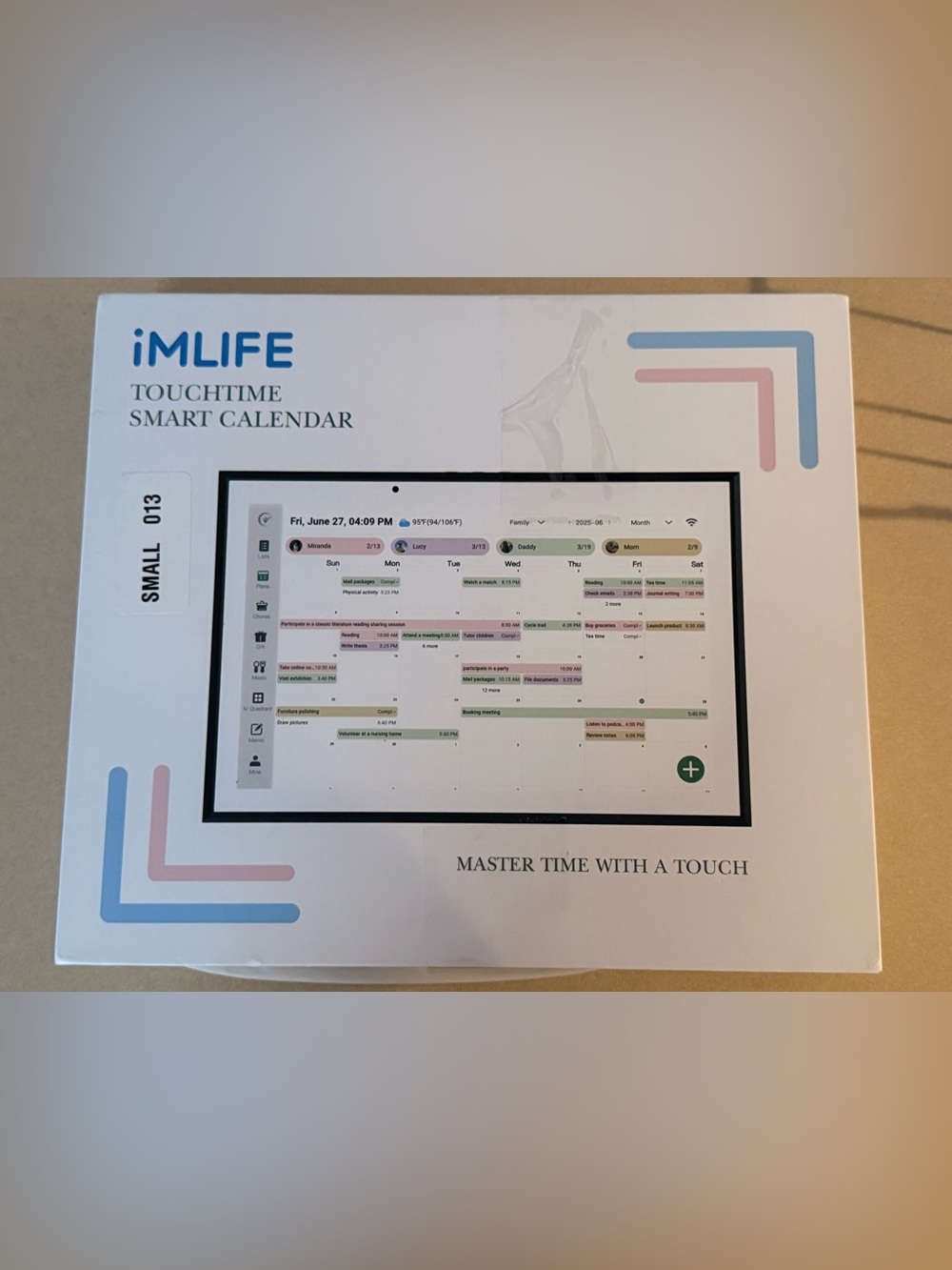 TouchTime Smart Calendar - White
